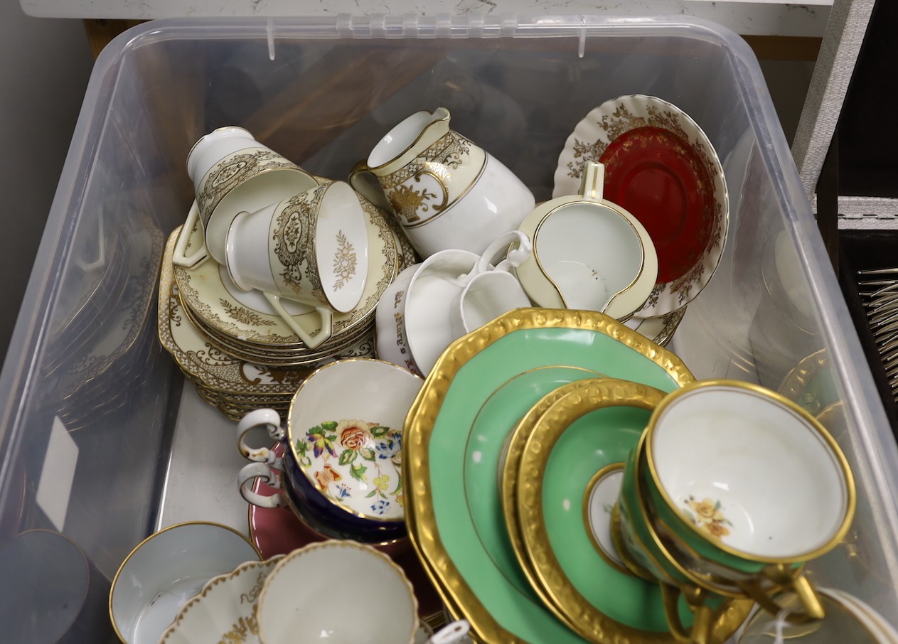 Assorted china tableware including Rosenthal and Noritake